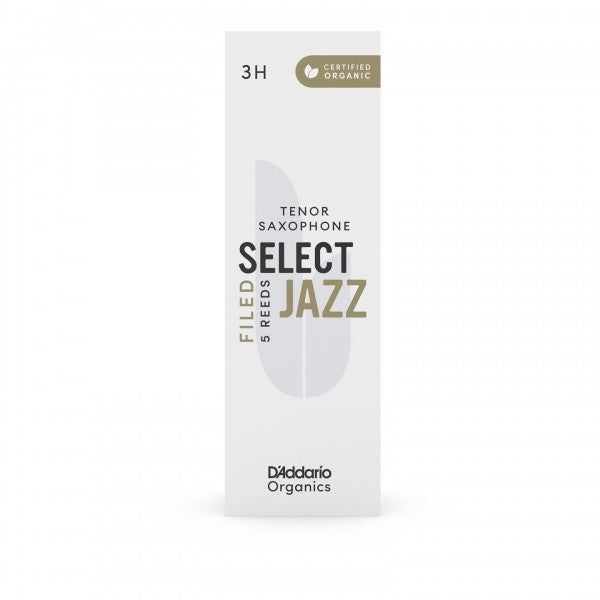 D'Addario Select Jazz - Tenor Saxophone Reeds - Box of 5 (Filed)