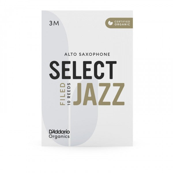 D'Addario Select Jazz - Alto Saxophone Reeds - Box of 10 (Filed)