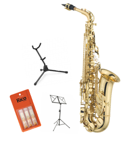 Jupiter JAS500Q Alto Saxophone - Ex Hire Package