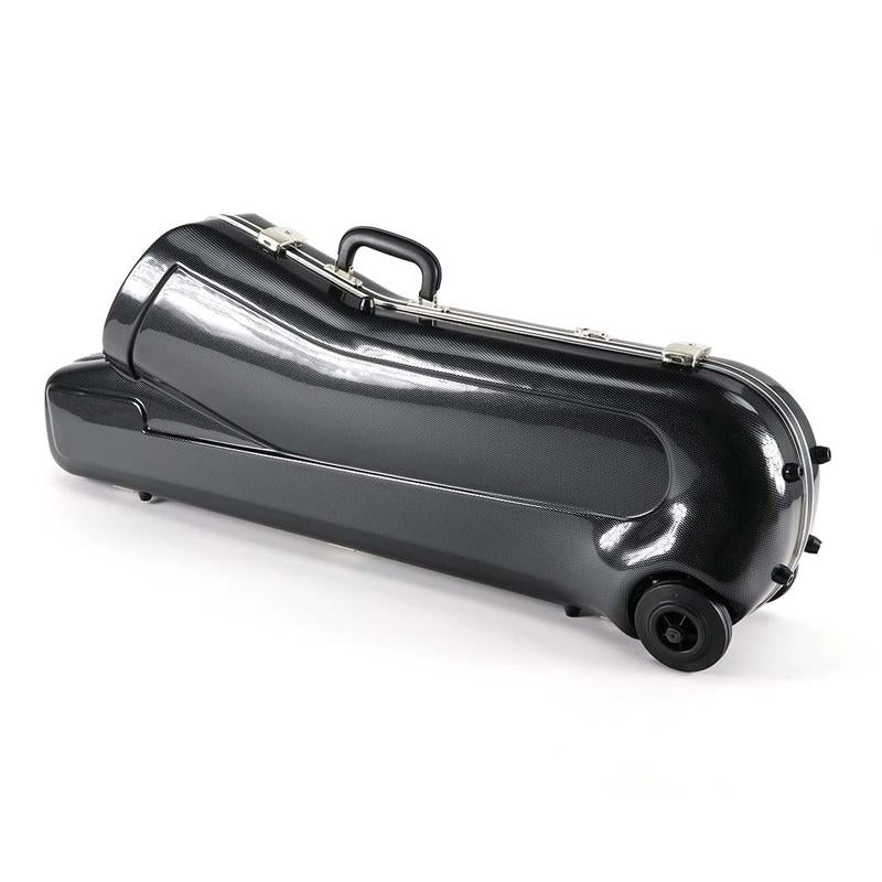 Baritone Saxophone Shaped Case (with wheels) Thermoshock - Carbon Grey