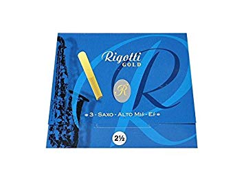 Rigotti Gold Alto Saxophone Reeds - 3 Pack