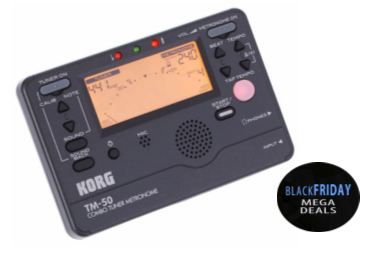 Korg TM-50BK Metronome & Tuner Combo - Black